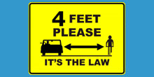 4' Law Sign
